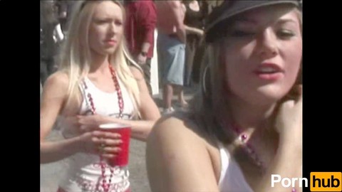 Hooters girl shows off her piercing skills during spring break